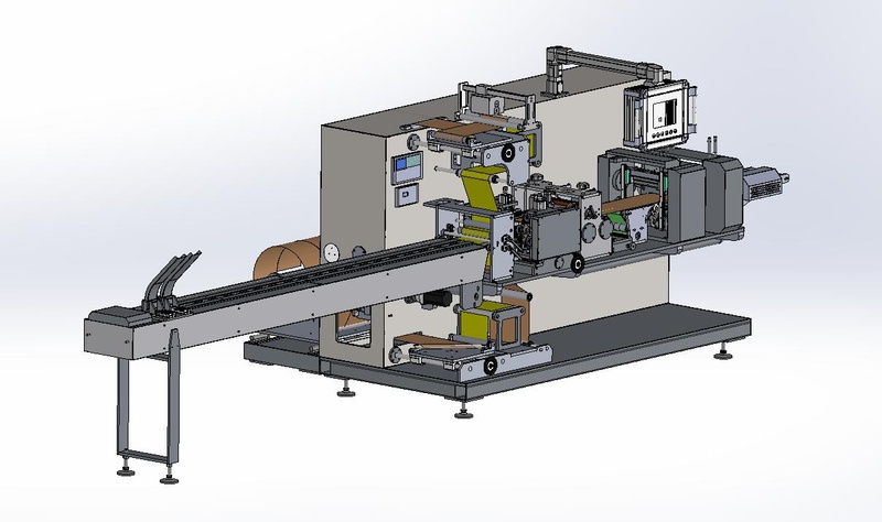 Machine d'emballage par patch à scellage sur les quatre côtés jc400, vue 10