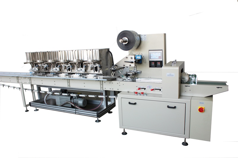 Machine d'emballage sous film continu jc420